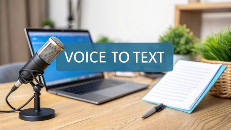 A Guide to Software That Turns Your Talking into Typing