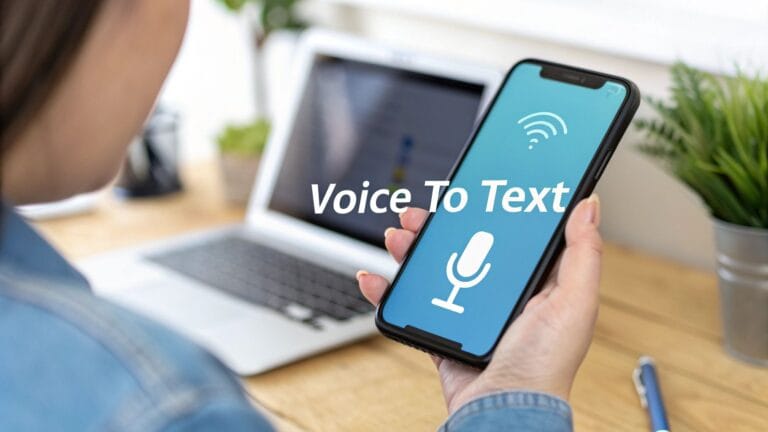 How to Talk and Make Your iPhone Type for You