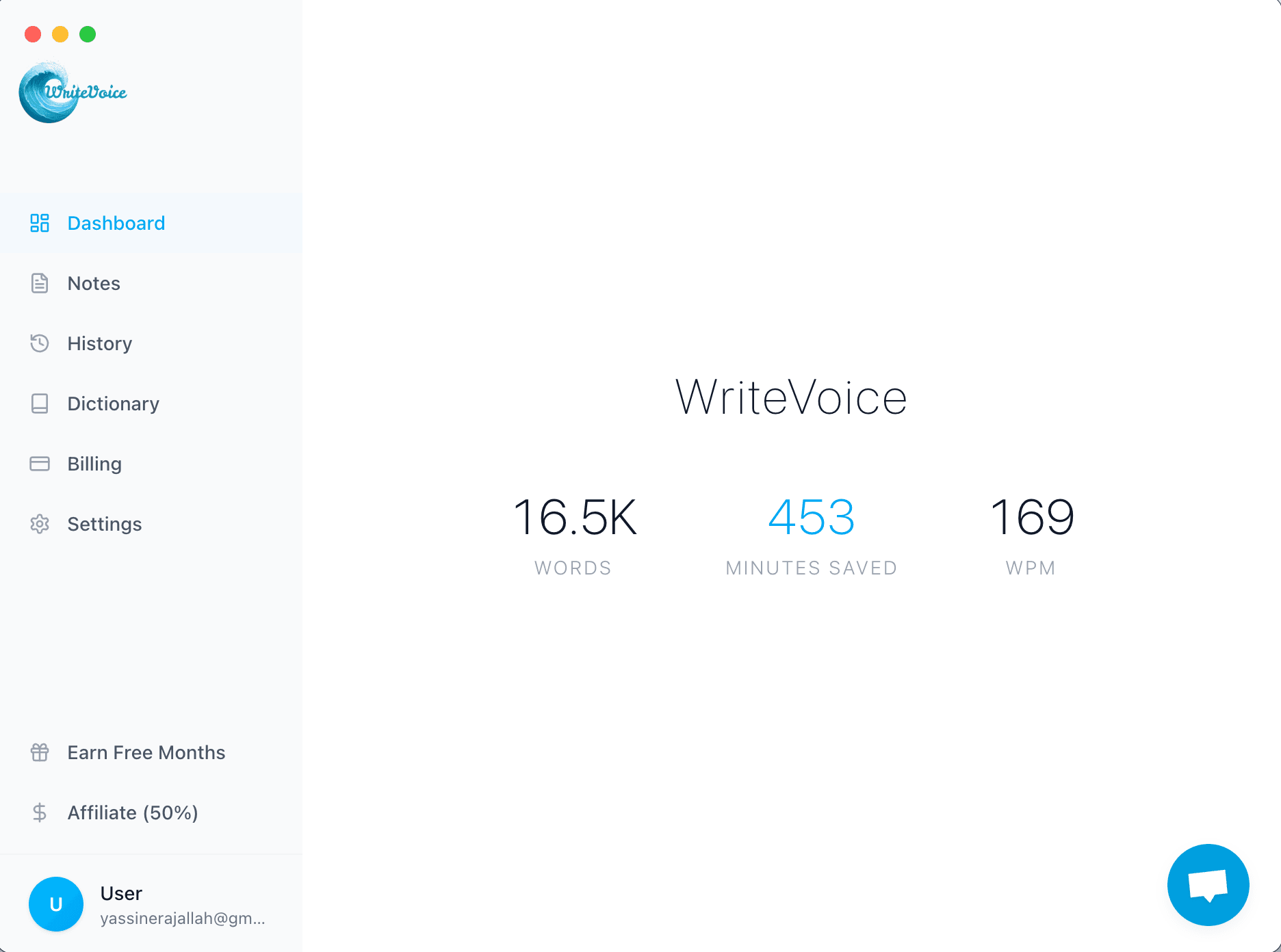 WriteVoice Desktop App