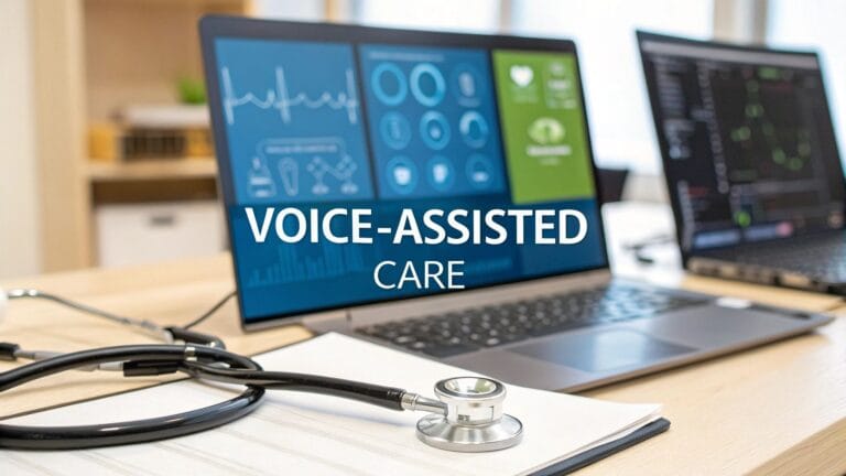 a doctor’s talking helper: a guide to healthcare voice recognition software