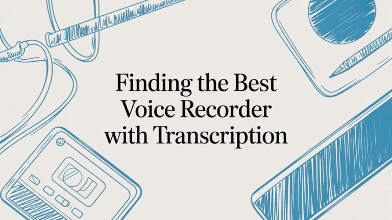 Finding the Best Voice Recorder That Types for You