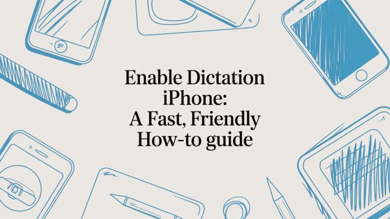 Enable dictation iphone: A Fast, Friendly How-To Guide