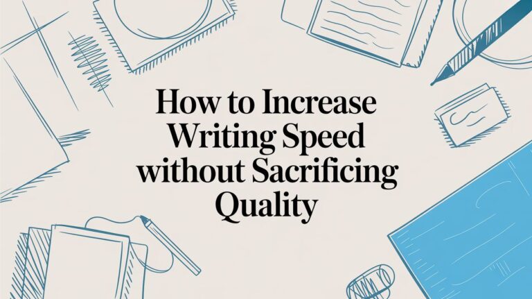 How to Write Faster and Still Do a Great Job
