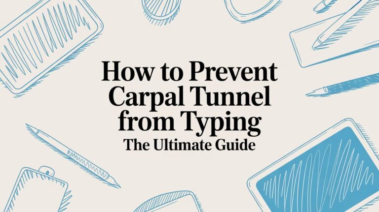How to Stop Your Wrists From Hurting When You Type