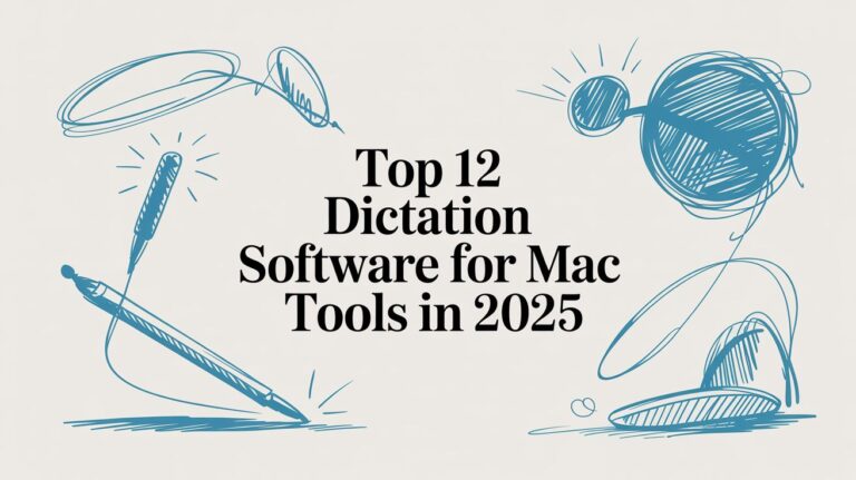 Top 12 Dictation Software for Mac Tools in 2025