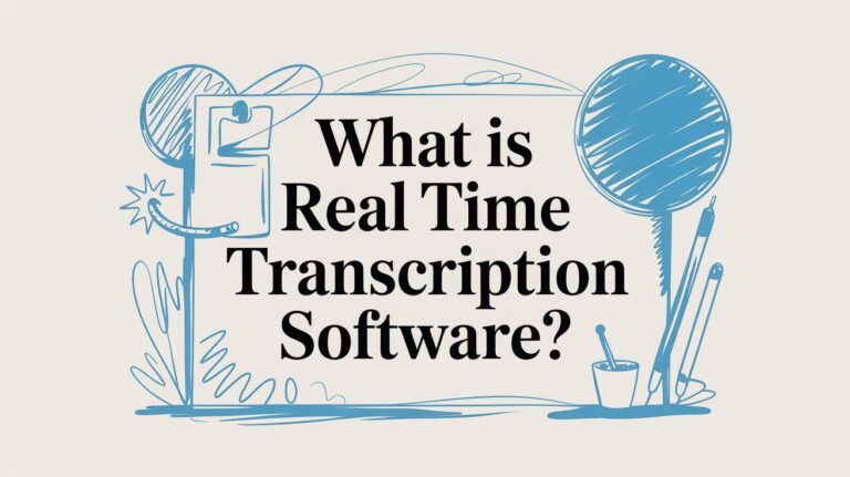 What Is Real Time Transcription Software?