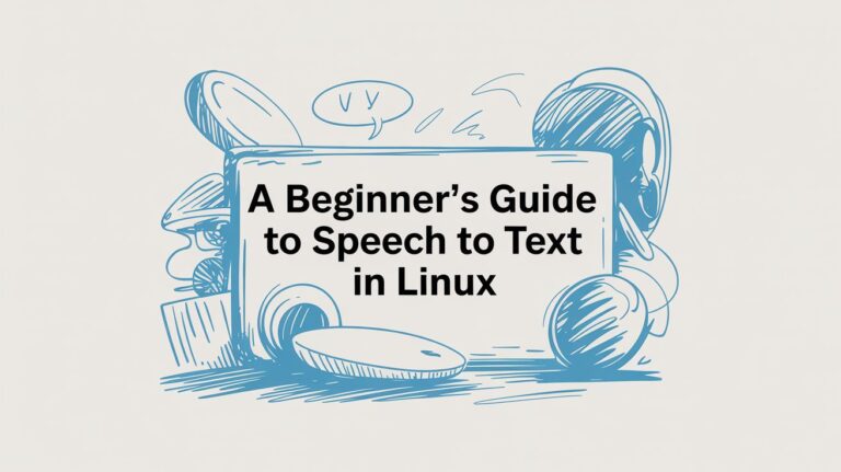A Simple Guide to Speech to Text in Linux