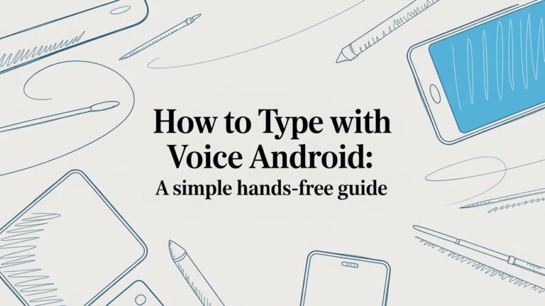 How to Talk-to-Type on Your Android Phone