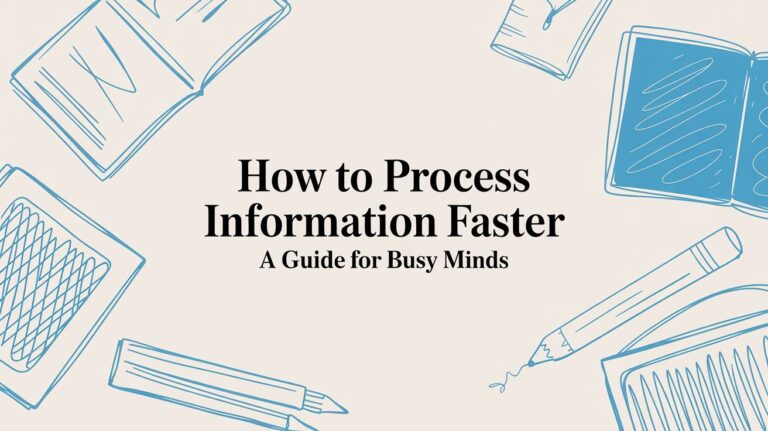 How to Understand Things Faster