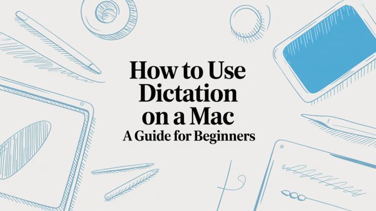 How to Use Your Voice to Type on a Mac