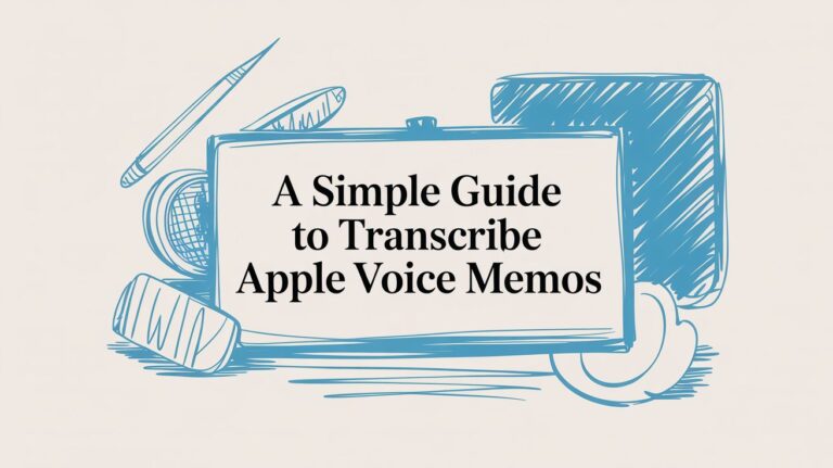 How to Turn Your Apple Voice Memos Into Words